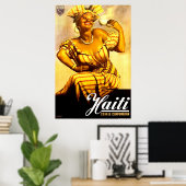 Haïti Coffee Corporation ad 1950 Poster (Thuiskantoor)