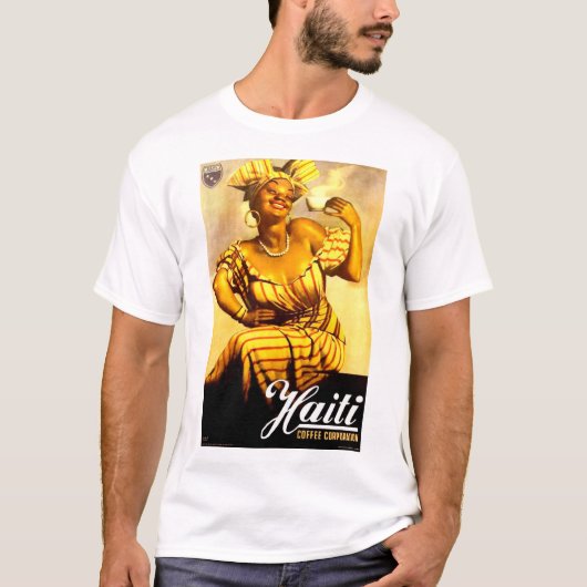 Haïti Coffee Corporation ad 1950 T-shirt (Voorkant)