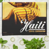 Haïti Coffee Corporation ad 1950 Theedoek (Gevouwen)
