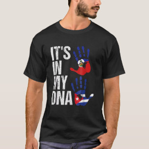 Haïti Cuba Het is in mijn Dna Haïtiaanse Cubaanse  T-shirt