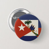 Haïti - Cuba - vlag | Haïtiaanse Cubaanse ayiti Cu Ronde Button 5,7 Cm (Voorkant /achterkant)