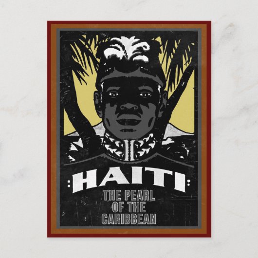 HAITI De Pearl of the Caribbean  Briefkaart (Voorkant)