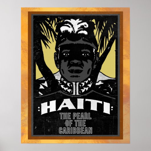 HAITI De Pearl van het Caribische Poster (Voorkant)