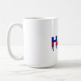 Haïti Drip Text | Caraïbisch Vlagontwerp | Fan Koffiemok
