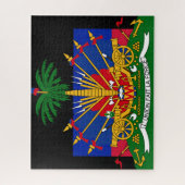haïti - embleem legpuzzel (Verticaal)