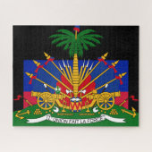haïti - embleem legpuzzel (Horizontaal)