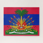 haïti - embleem legpuzzel (Horizontaal)
