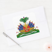 haïti - embleem vierkante sticker (Envelop)