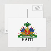 HAITI - embleem/wapen/vlag/symbool Briefkaart (Voorkant / Achterkant)