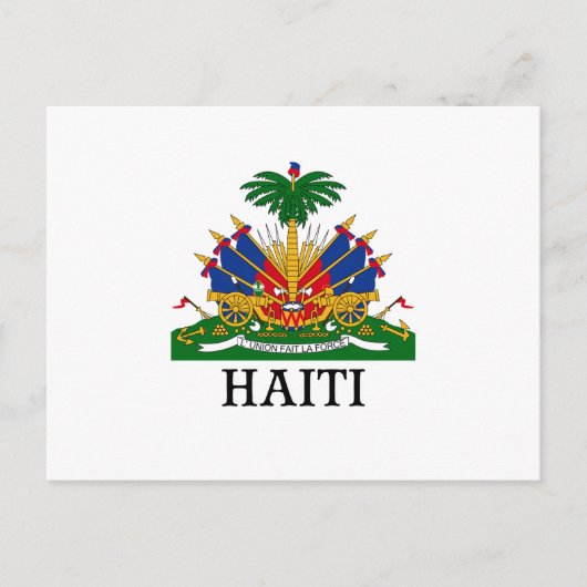 HAITI - embleem/wapen/vlag/symbool Briefkaart (Voorkant)
