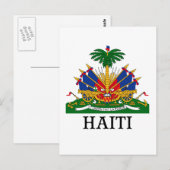 HAITI - embleem/wapen/vlag/symbool Briefkaart (Voorkant / Achterkant)
