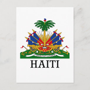 HAITI - embleem/wapen/vlag/symbool Briefkaart