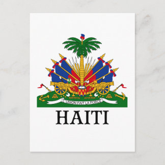 HAITI - embleem/wapen/vlag/symbool Briefkaart
