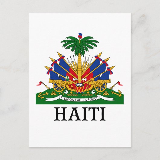 HAITI - embleem/wapen/vlag/symbool Briefkaart (Voorkant)