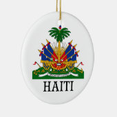 HAITI - embleem/wapen/vlag/symbool Keramisch Ornament (Rechts)