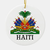 HAITI - embleem/wapen/vlag/symbool Keramisch Ornament (Voorkant)