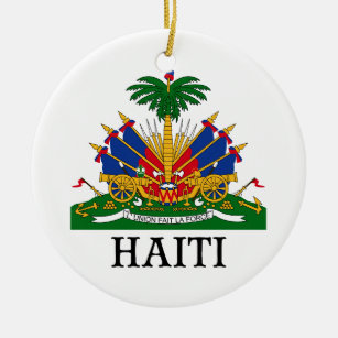 HAITI - embleem/wapen/vlag/symbool Keramisch Ornament