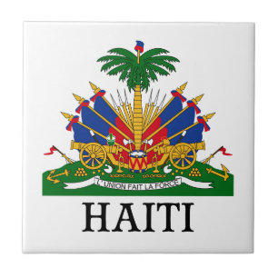 HAITI - embleem/wapen/vlag/symbool Tegeltje