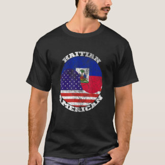Haïti en de Amerikaanse vlag, Half Haïtiaanse Half T-shirt