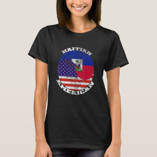 Haïti en de Amerikaanse vlag, Half Haïtiaanse Half T-shirt