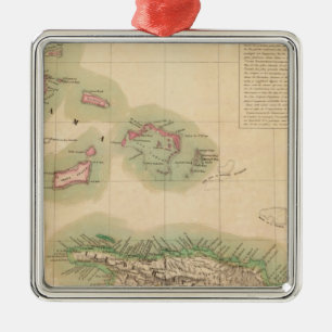 Haïti en Dominicaanse Republiek sep. 68 Metalen Ornament