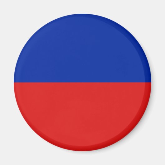 Haiti Fisheye Flag Magnet (Voorkant)