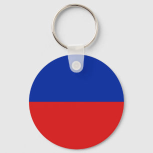 Haiti Fisheye Flag Sleutelhanger