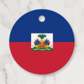Haiti Flag Bedankjes Labels (Achterkant)