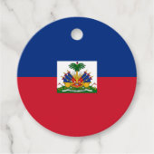 Haiti Flag Bedankjes Labels (Voorkant)