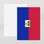 Haiti Flag Bedankkaart (Voorkant / Achterkant)