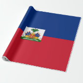 Haiti Flag Cadeaupapier (Uitgerold)