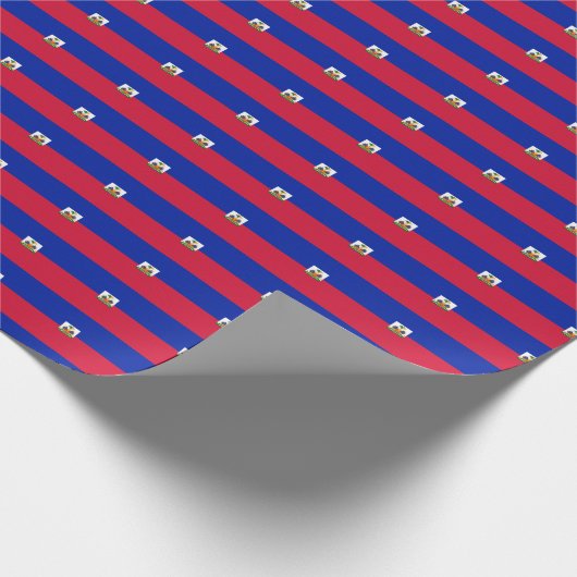Haiti Flag Cadeaupapier (Hoek)