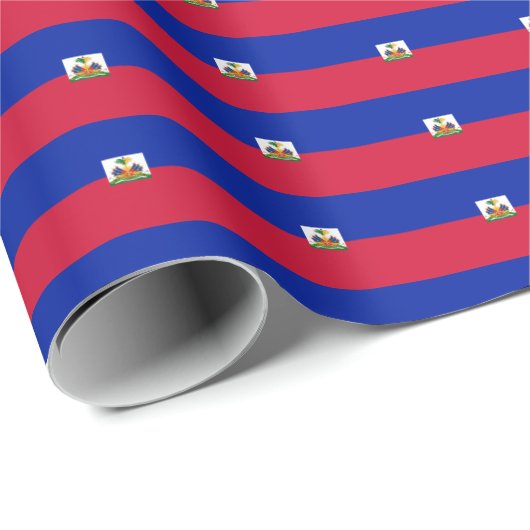 Haiti Flag Cadeaupapier (Rol Hoek)