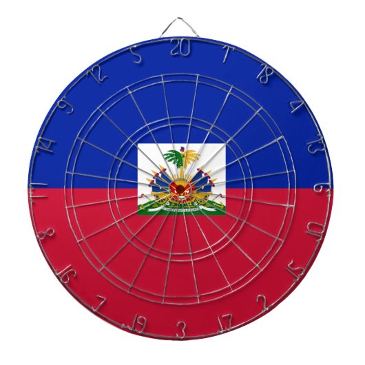 Haiti Flag Dartbord (Voorkant)