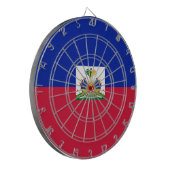 Haiti Flag Dartbord (Voorkant Links)