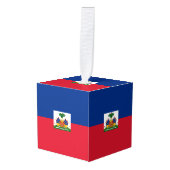 Haiti Flag Decoratie (Voorkant hoekig)