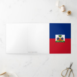 Haiti Flag Drieluik Kaart