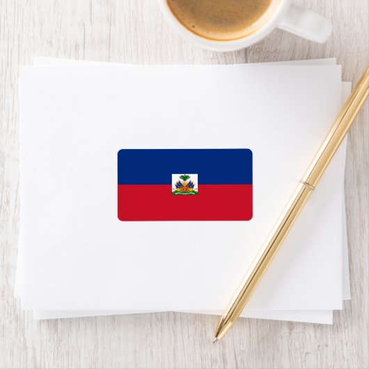 Haiti Flag Etiket (Insitu)