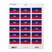 Haiti Flag Etiket (Full Sheet)
