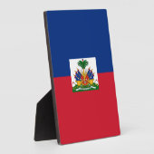 Haiti Flag Fotoplaat (Zijkant)