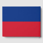Haiti Flag Gastenboek (Achterkant)