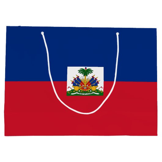 Haiti Flag Groot Cadeauzakje (Achterkant)