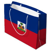 Haiti Flag Groot Cadeauzakje (Achterkant Gekanteld)