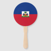 Haiti Flag Handwaaier (Voorkant)
