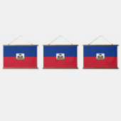 Haiti Flag Hangend Wandkleed (Driedubbel)