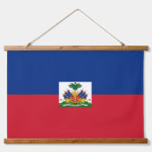 Haiti Flag Hangend Wandkleed (Voorkant 2)