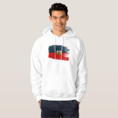 Haiti Flag Hoodie (Voorkant volledig)