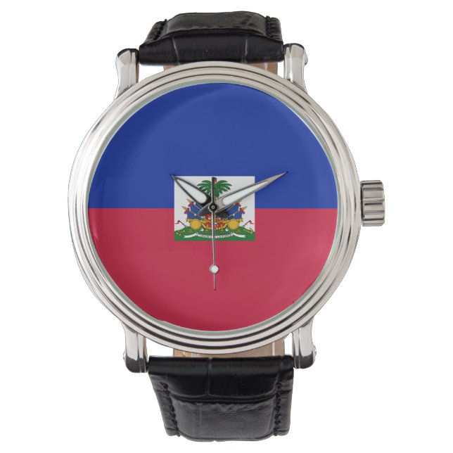 Haiti flag  horloge (Voorkant)
