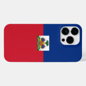 Haiti Flag iPhone Hoesje (Achterkant horizontaal)