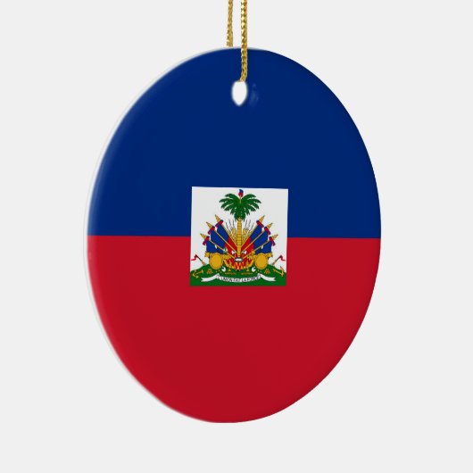 Haiti Flag Keramisch Ornament (Rechts)